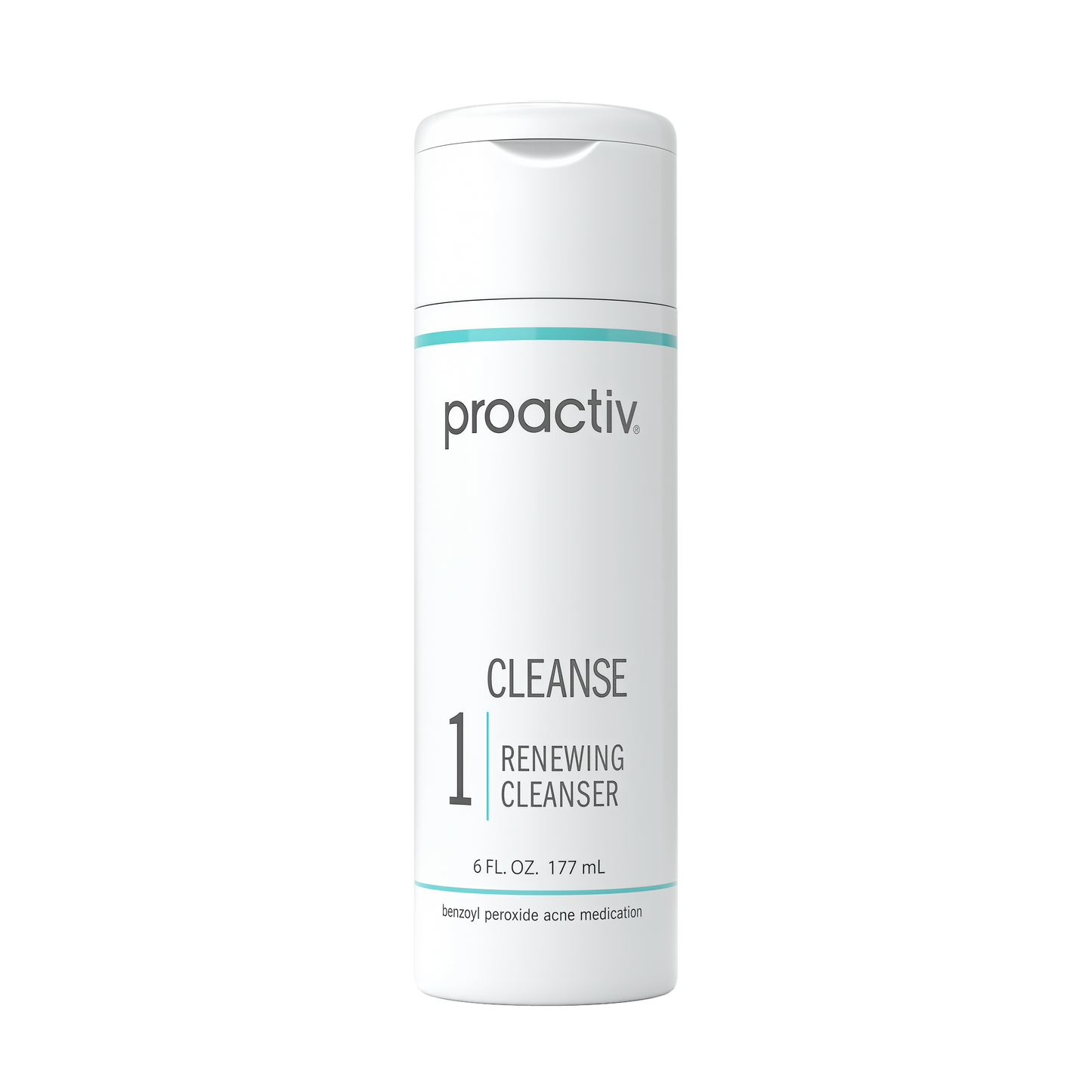 Proactiv Acne Cleanser - Benzoyl Peroxide Face Wash and Acne Treatment - Daily Facial Cleanser and Hyularonic Acid Moisturizer with Exfoliating Beads, 6 Fl Oz